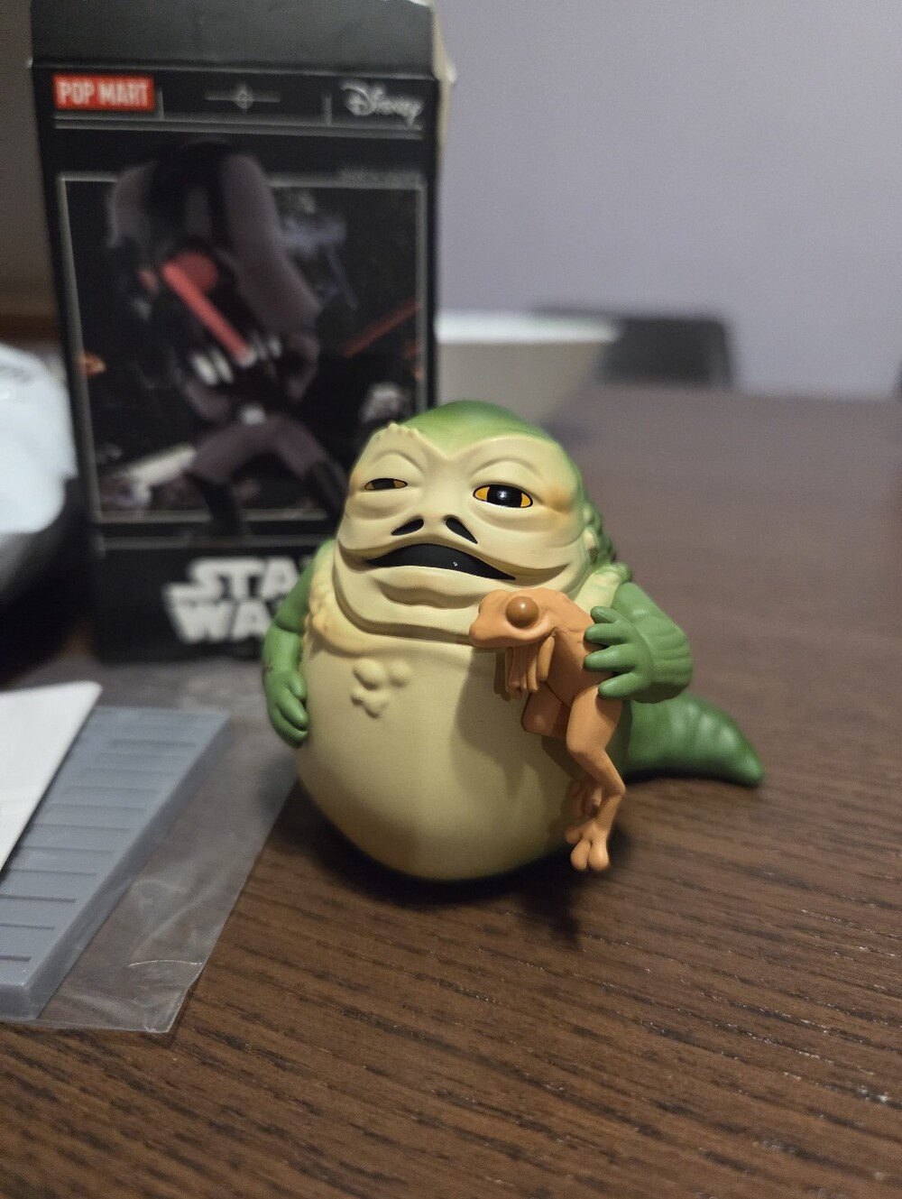 Pop Mart Star Wars Jabba the Hutt Figure with frog